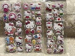 Retro Vintage Look Hello Kitty 3D Bubble Puffy Stickers 3 sets (#38)