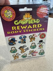 Garfield Reward Body Stickers NWT