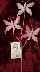 PINK BUTTERFLY SILK ARTIFICIAL FLOWERS
