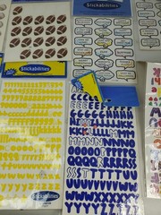 Scrapbooking Stickers Lot Word Bubble Family Phrase Stickabilities Sports 19