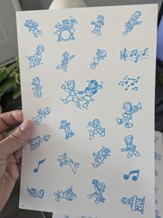 Vintage 80s 90s Color Your Own Stickers Sheets Lot Of 21 Pages Rainbows Bears