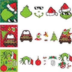 🔥36 Sheets Christmas Make a Face Sticker for Kids, DIY Make Your Own Stickers🔥