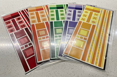 5 Creative Memories Great Lengths Sticker Packs – Purple Yellow Green Orange Red