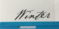 WINTER CLEAR SHEET Aprox.5-1/4″x 6-3/4″Daisy D’s•Elements•Christmas Snow•Holiday