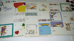 Vintage Stickers Lot Full & Partial Sheets Hambly Current Hallmark Eureka AGC +