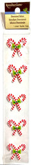 Candy Cane Stickers Scrapbooking Journal Card Recollections