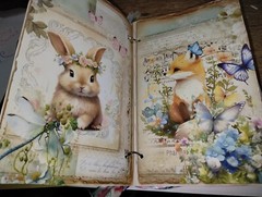 Baby Animals Junk Journals Scrapbook USA Seller
