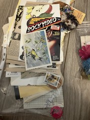 Junk Journal 1Lb Mystery Box Papers Pages Ephemera