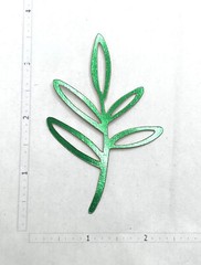 Die Cuts Olive Leaf Sprays 10 Pieces Leaf Branch Foil Mirror Specialty Basic Car