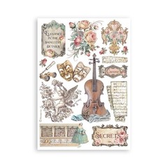 Stamperia Washi Pad 8/sheets – Venice City of Art, SBW21