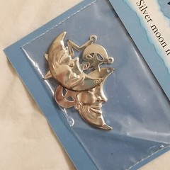 NEW Metal Charms CELESTIAL MOON STAR SUN Scrapbooks Crafts Silver Gold Tone -A