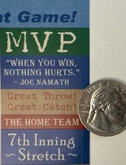 BASEBALL PHRASE Stickers(19pc) •Game•Players•MVP•Victory •Home Team•Card Making•