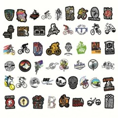 Mountain Bike Stickers – 50 Pcs 