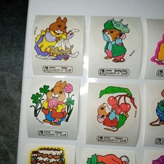 Trend Large Scratch ‘N Sniff Stickers Lot Clean Unscratched Vintage 1980s