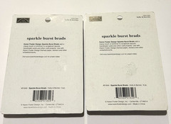 Karen Foster Sparkle Burst Brads Holly Berries 01849 Scrapbook Lot of 2 NEW READ