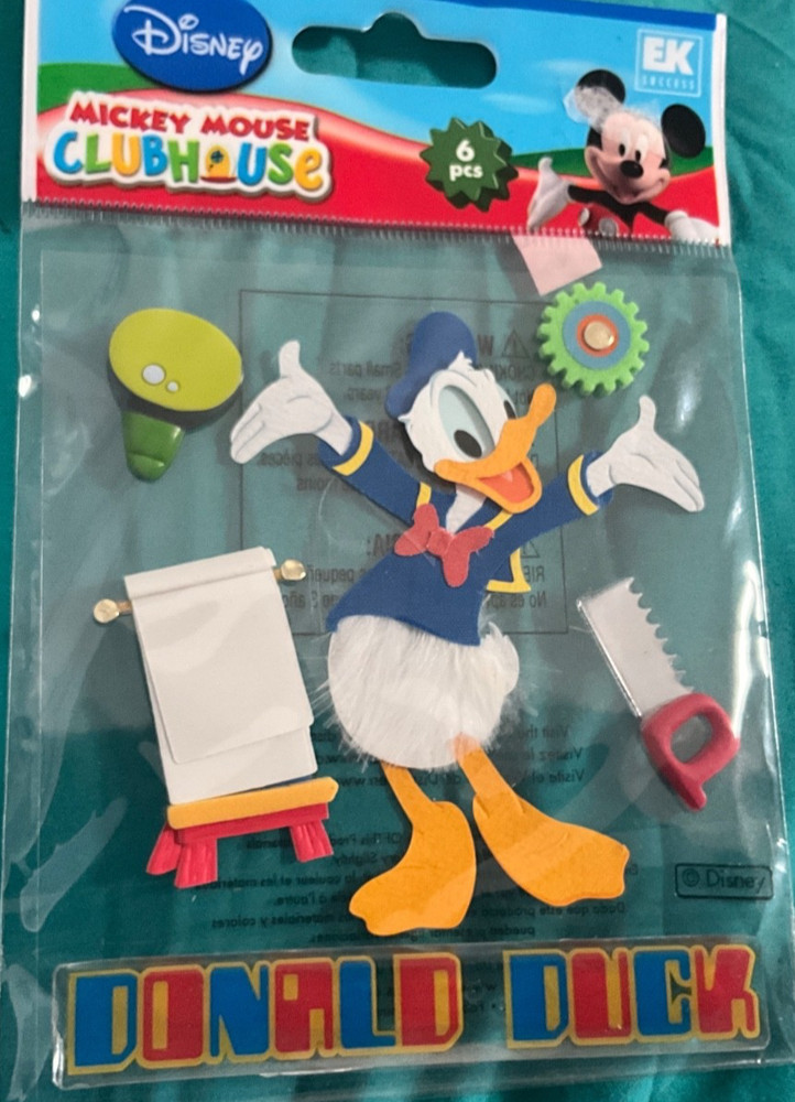 JOLEE Disney Dimensional Stickers EK Success DONALD DUCK