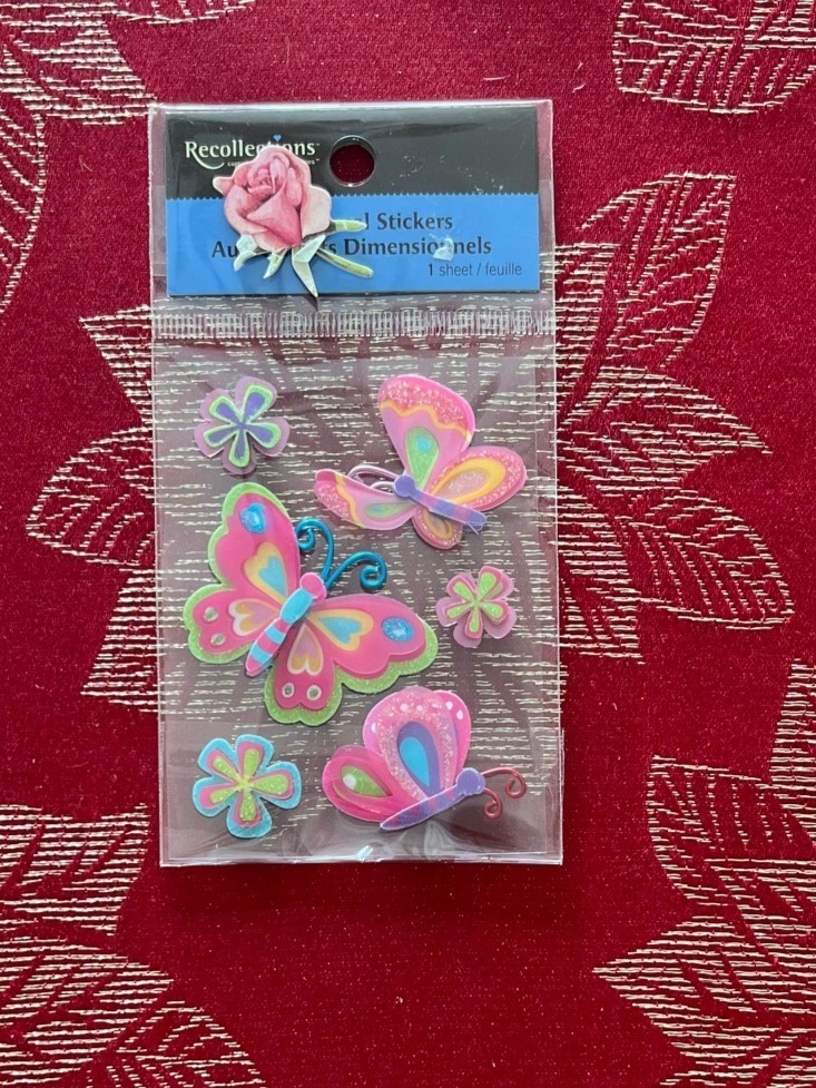 YOU CHOOSE – BUTTERFLY BIRDS & BUGS RARE 3D Stickers