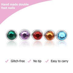 50Pcs Scrapbooking Brads Durable Alloy DIY Accessories Decorative Varied Colors