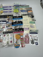 DCWV Jolee’s Sandylion Sticko Scrapbook Stickers Quote’s Letters Vellum Nice Lot