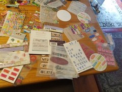 Large Lot of Assorted Scrapbook Stickers Accessories and More