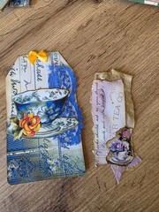 Shabbydabbydoodah Style Junk Journal Embelishment Kit 1st Class Mail Envelope