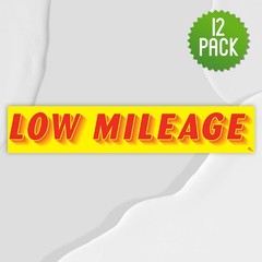 12 Pack Car Windshield Stickers – UV-Resistant Dealership Advertising Labels