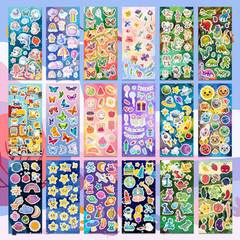 Kids Stickers Pack 800 with Dinosaur Animal Fruits Ocean Space Cats for