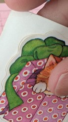 Vintage Current Inc Stickers Christmas Critters Stickers Animals 1 Sheet READ