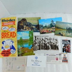 Ephemera Junk Journal Scrapbooking Lot of 50 + Pieces, Barry Coe Vintage Photo !