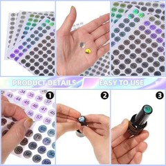 Small Number Stickers 1 to 500 Vinyl Consecutive Number Stickers Self Adhesive L