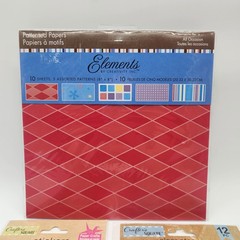 Scrapbooking Lot Daisy Hill Cat Kit K&Company Stickers Paper Crafts Stamps
