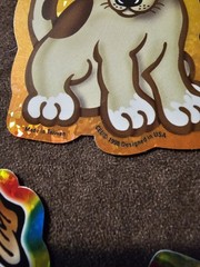 Cat And Dog Holographic Stickers Vintage 1998 CEI Made In The USA