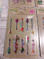 Stickers. 6 packs 3-D pop up stickers. stars, arrows, pigs, rabbits, koala bears