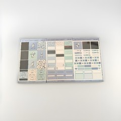 Hubman & Chubgirl | Party Penguins Planner Sticker Kit Hobonichi Cousin