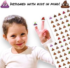 Poop Stickers – 420 Cute Poop Stickers for Poop Party Decorations