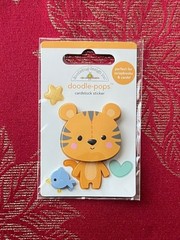 YOU CHOOSE – BABY ANIMALS Rare & Retired Doodle-Pops 3D Stickers