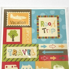 NEW Michaels Travel Vacation Road Trip Resort Scrapbooking 60 Stickers
