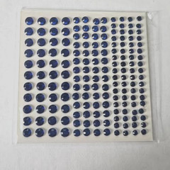 CraftbuddyUS 172pcs x Mixed (3,4,5mm)ROYAL BLUE Self Adh Rhinestone Gems,DIY Cra
