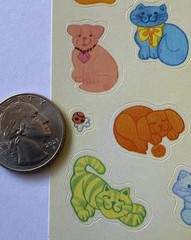LITTLE CATS & DOGS Stickers(28pc) Hallmark…Kitten…Puppy…Animal…Card Making…