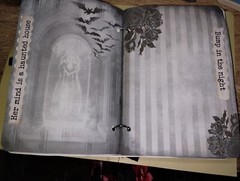 Gothic Vintage Haunted House Junk Journal Scrapbook USA Seller
