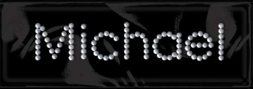 Rhinestone Name Scrapbook & Paper Craft Stickers – Michael – Me & My Big Ideas