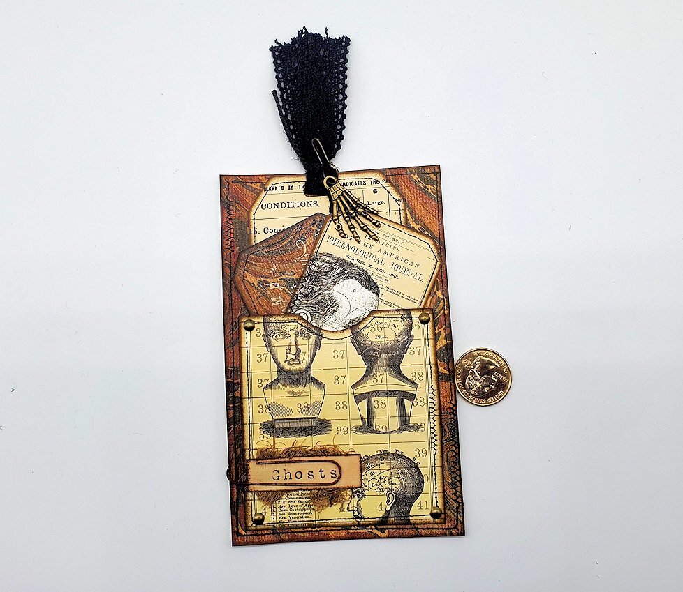 1-Halloween-Anatomy-Pocket-Embellishments-Junk Journal-Gothic-Linen Cardstock