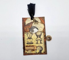 1-Halloween-Anatomy-Pocket-Embellishments-Junk Journal-Gothic-Linen Cardstock