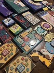 Huge Scrapbooking Craft Supply Lot Paper Stickers Stamps Decorative Scissors