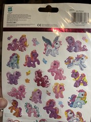 Sandylion My Little Pony stickers 2 Sheets 2005 Hasbro Out Of Print Brand New