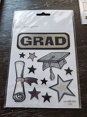 Graduation Diploma Robe Stickers New -3 Sealed From Hobby Lobby