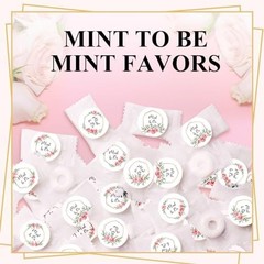 Colarr 500 Pcs 1 Inch Mint to Be Label Stickers Wedding Party Favors Labels Roun