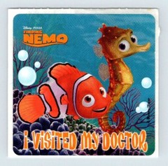 Smile Makers Sticker NEMO 2.5″ X 2.5″ Sticker Disney Finding Nemo SD38 b