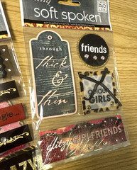 Soft Spoken Urban Bling Embellishment Lot of 3 MAMBI Scrapbooking
