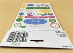 Keepsake Essentials Stickers BABY BOY Angel Sweet Pea 2-Sheets Scrapbook, NEW